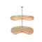 Rev-A-Shelf Maple Hardwood, Light Brown, 28 in W, 26 in H, 28 in D, 28 in L, Light Brown LD-4NW-942-28-1 - alternate 1